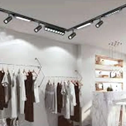 New Modern 5-Light Black Track Spotlight in Dubai